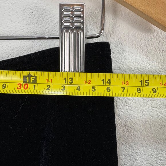 VTG Scott McClintock Black Velvet Midi/Maxi Skirt Sz 8 Old Money Romantic Luxury - Picture 7 of 9